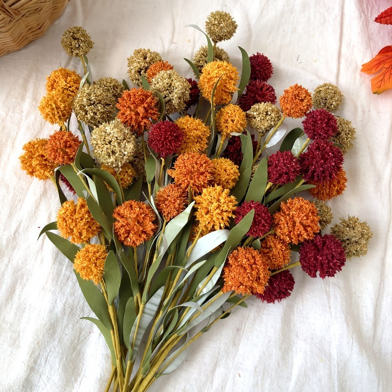Dried Flower Bunch - 42cm Daisy Dried Flower ArtificialFlower Head