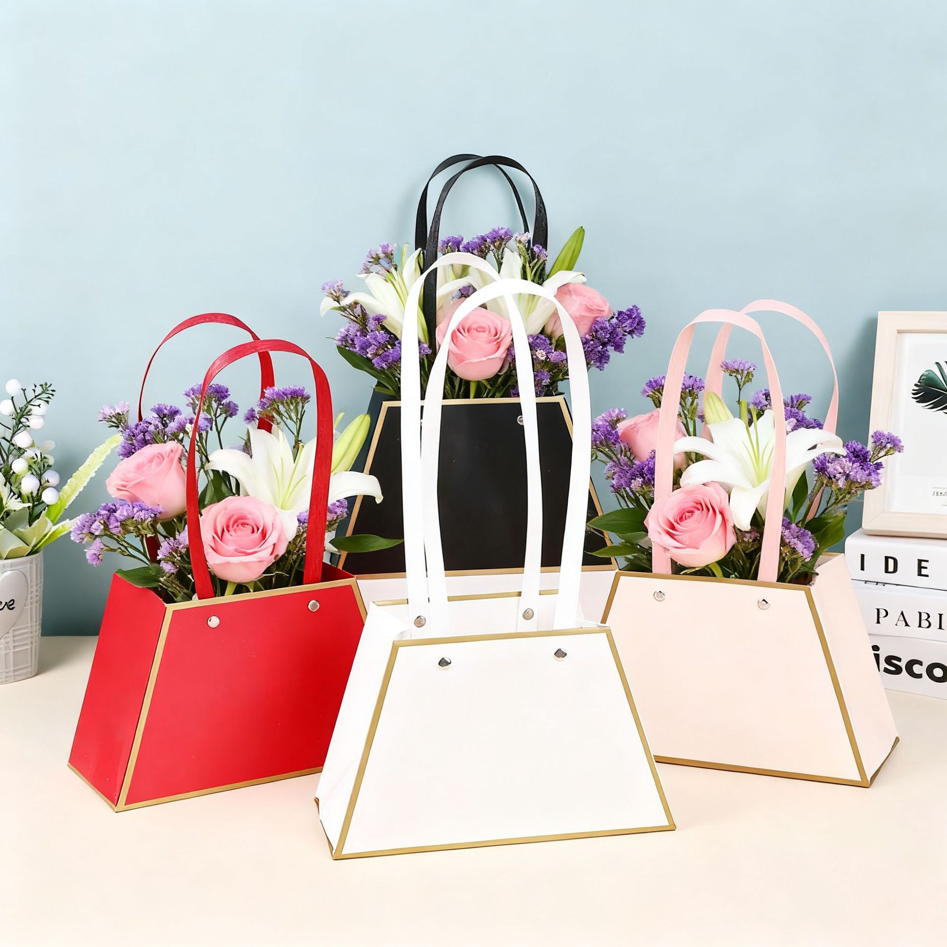Florist Supply House - 10/20PCS DIY Flower Gift Box Trapezoid