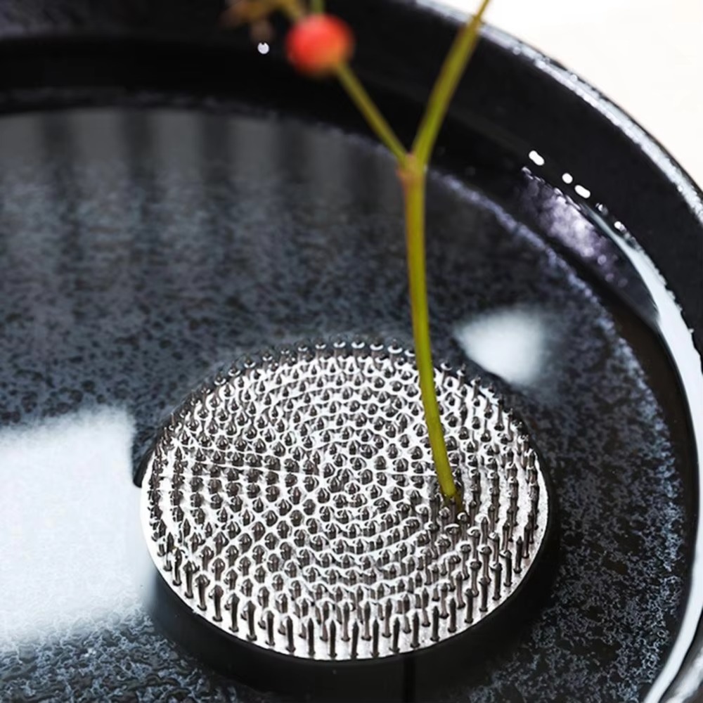 Stainless Steel Flower Arrangi - Flower Frog Pin 评论和价格