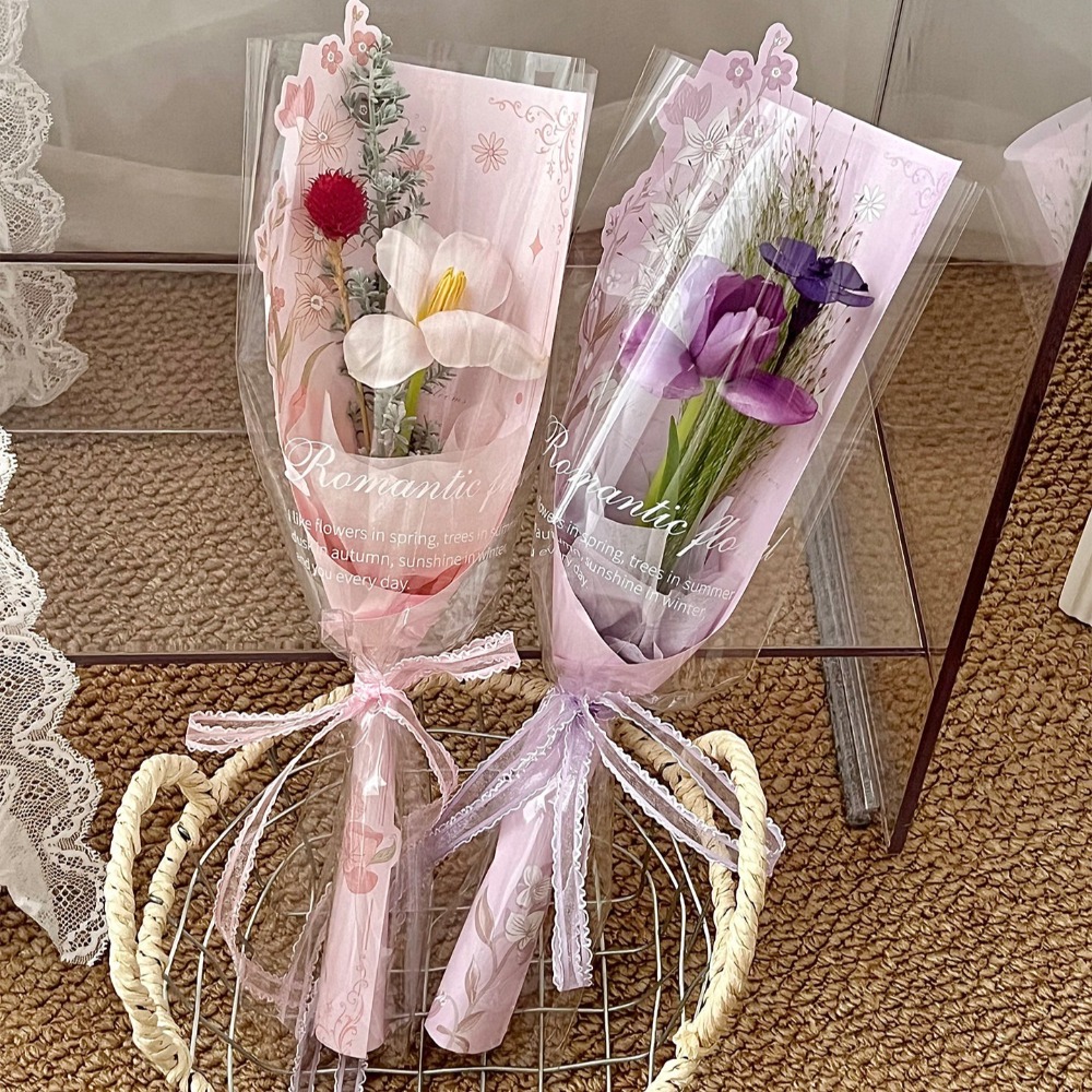 10Pcs Transparent Flower Packa - Florist Supply House 评论和价格