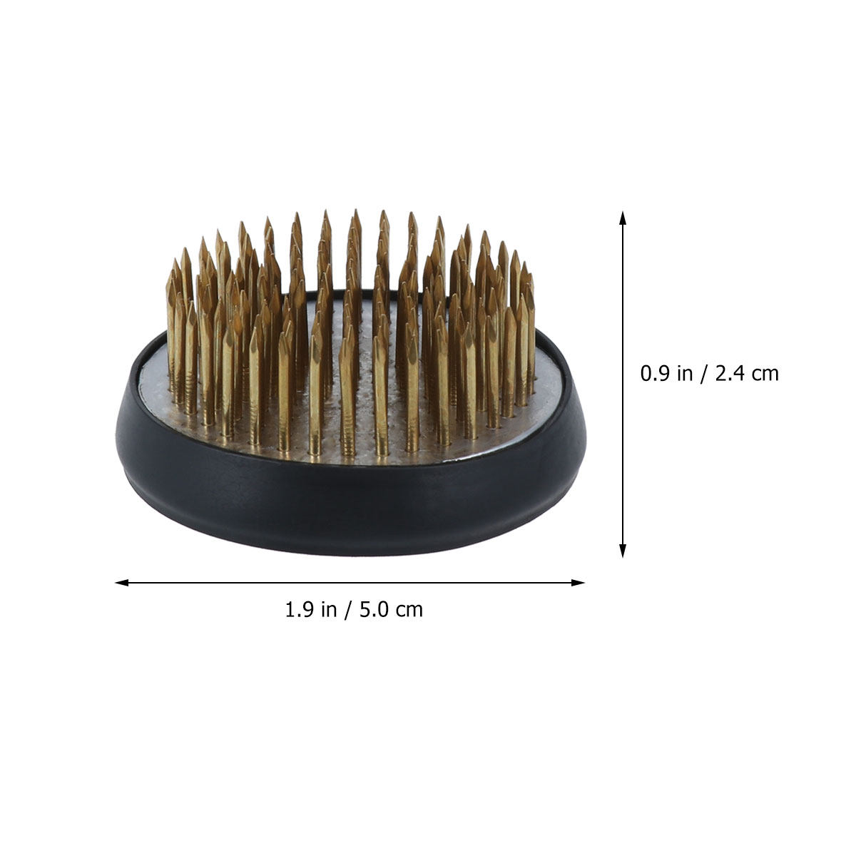 Copper Needle Flower Arrangeme - Flower Frog Pin 评论和价格