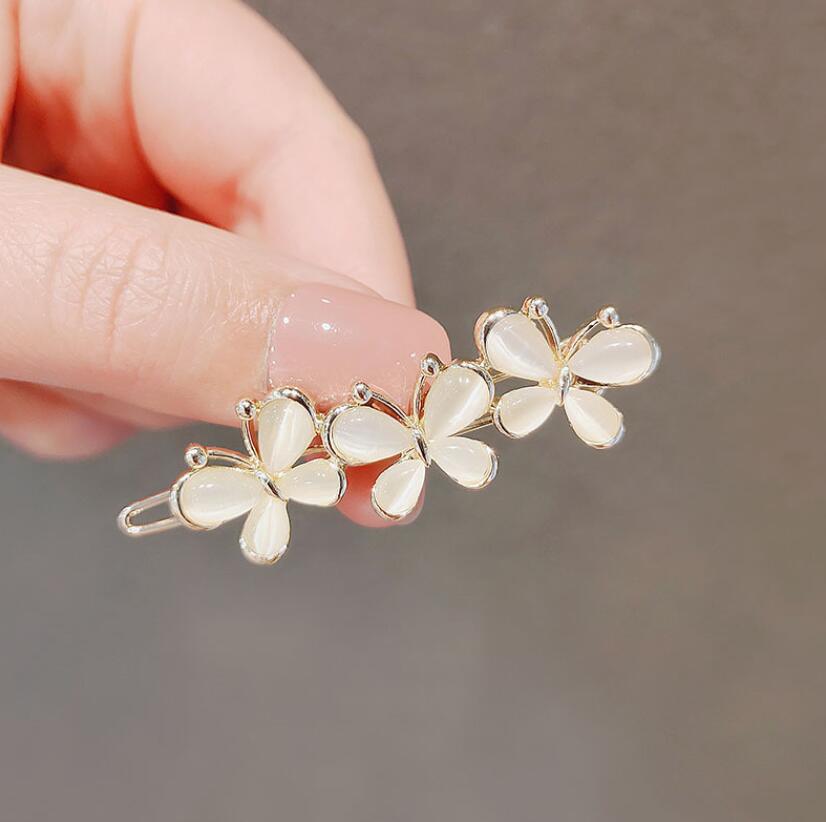 Pearl Hairpins Frog Buckle Hai - Flower Frog Pin 评论和价格